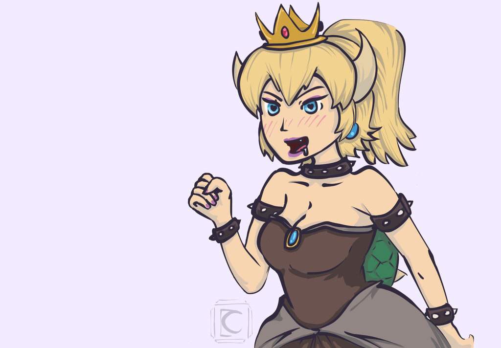 Bowsette tries every hole