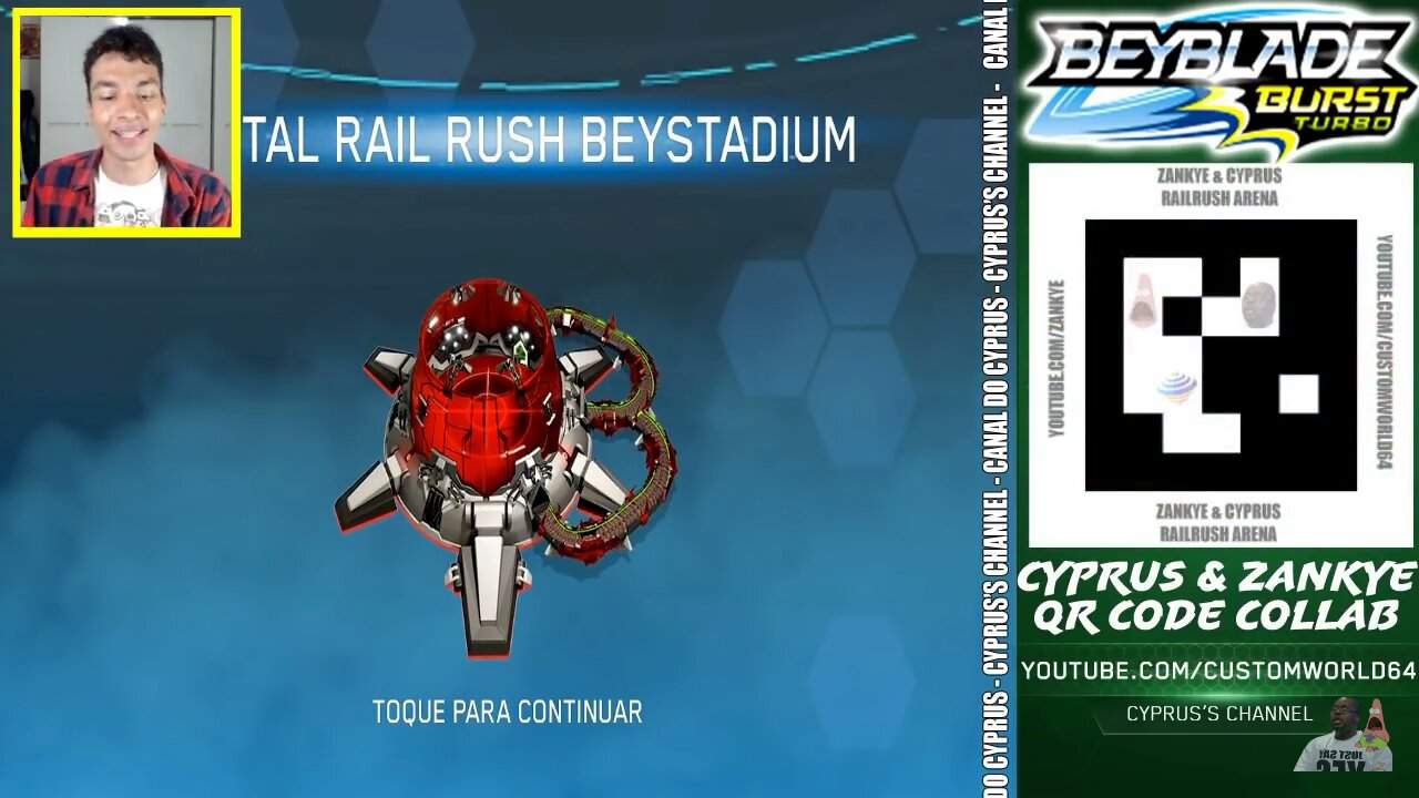 the rail rush beystaduim qr code is here !!!ðð | Beyblade Burst! Amino