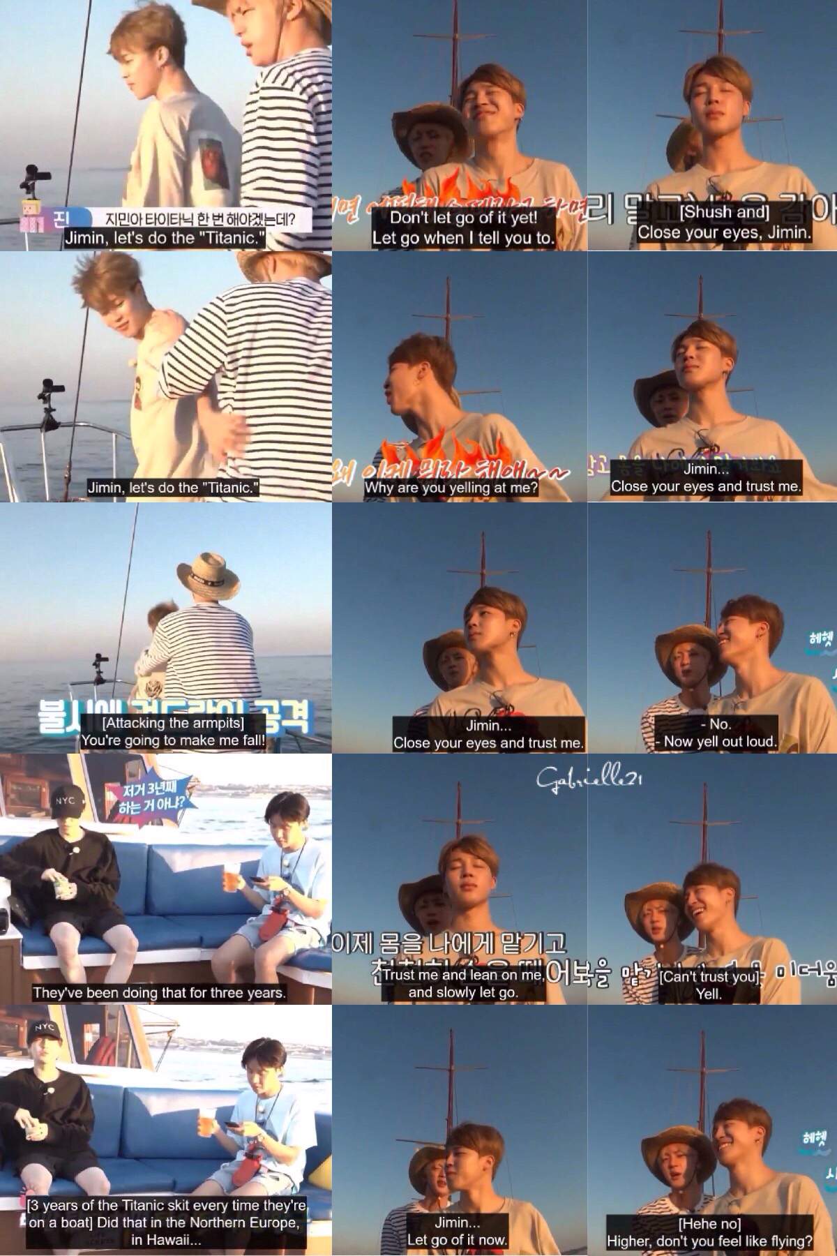 Titanic Versi BTS in Bon Voyage S3 Ep2 | ARMY SHIPPERS Amino