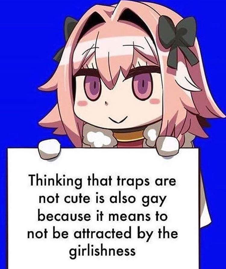Are traps gay meme