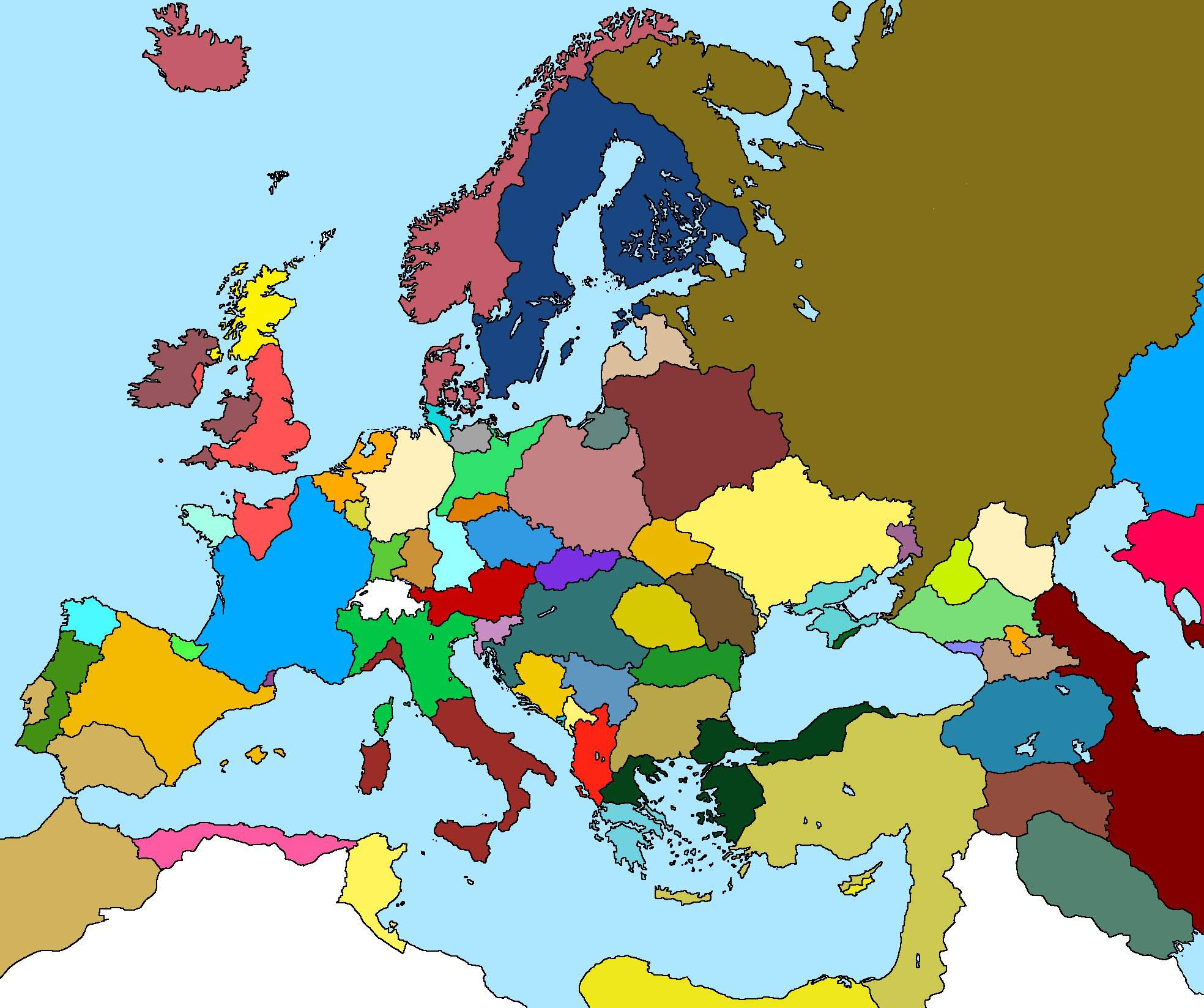 Alternate Europe | Mapping - Polandball Amino Amino