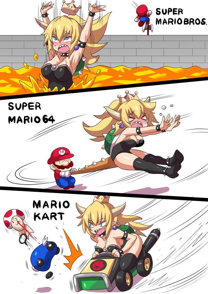 Bowsette Mario Amino 