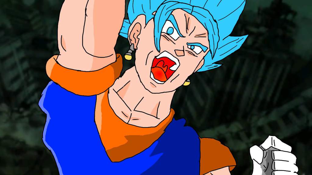 Hola Gente Estoy Dibujando A Goku Convirti Ndose En Un Ssj Por Primera