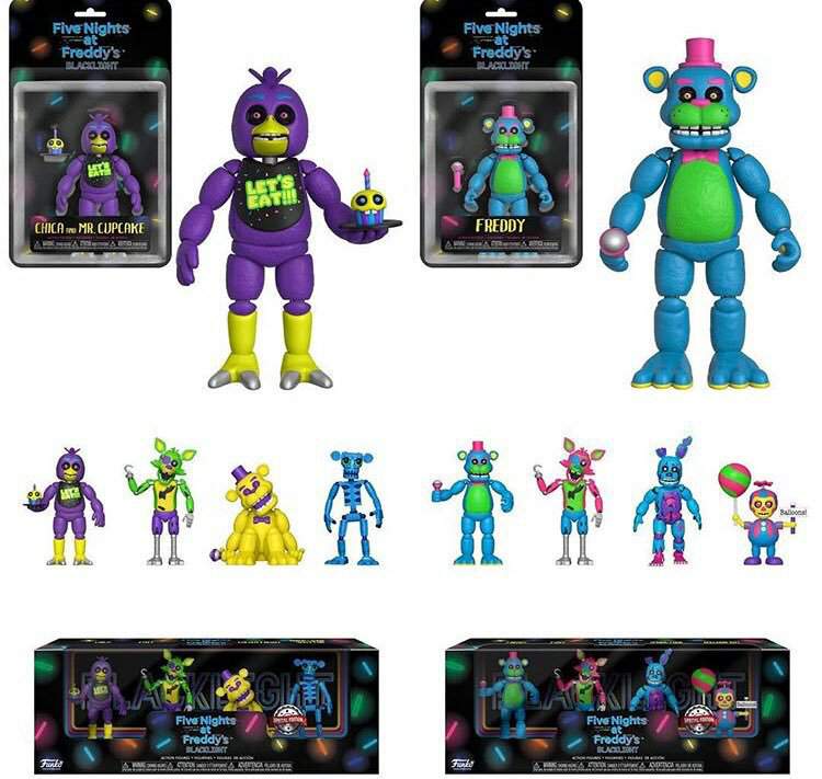 blacklight five nights at freddy's figures