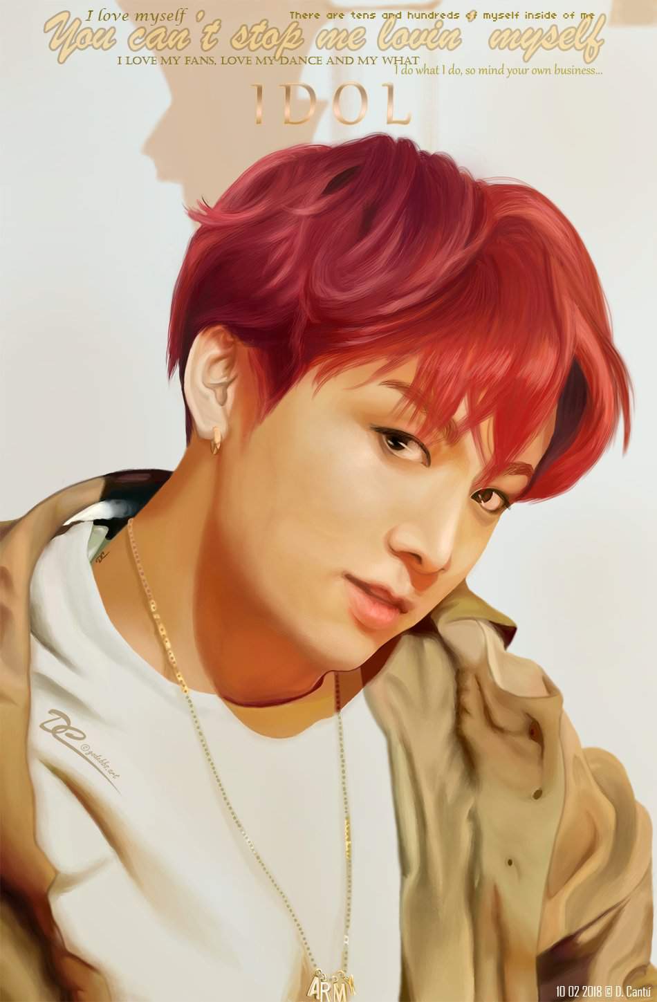 [Fanart] BTS - IDOL Jungkook (+Speedpaint) | K-Pop Amino