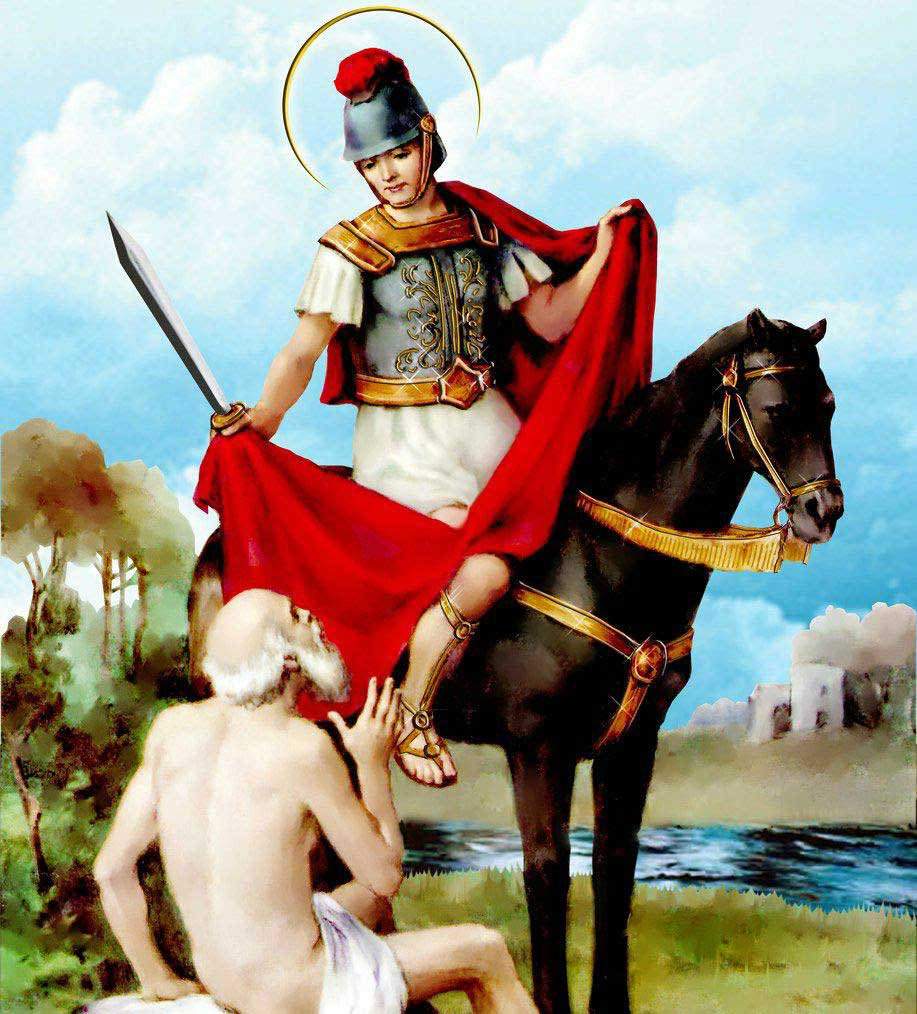 Saint Martin the Horse - Rider, who’s actual birth name is Martin.