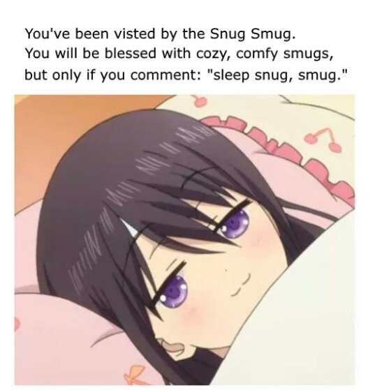 Anime Meme - Snug Smug | Anime Amino