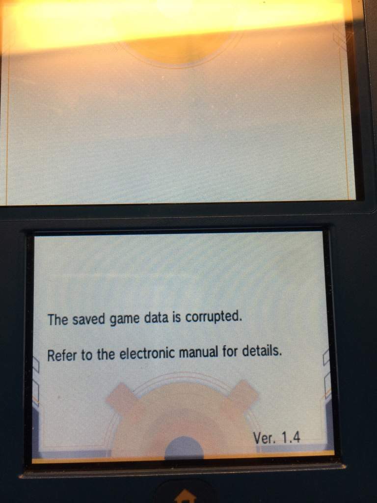 pokemon red save file corrupted