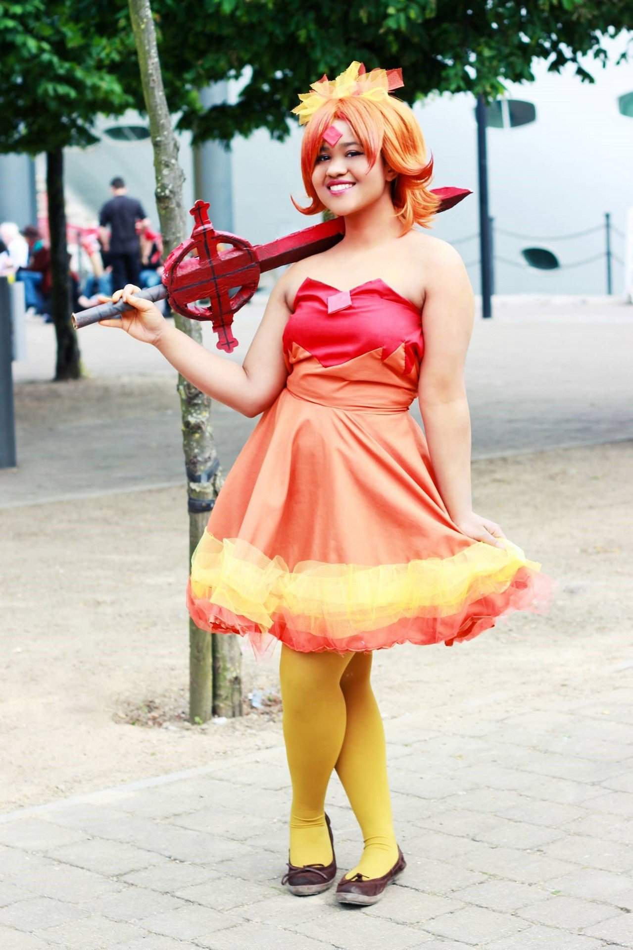 Short Hair Flame Princess Adventure Time Cosplay Amino