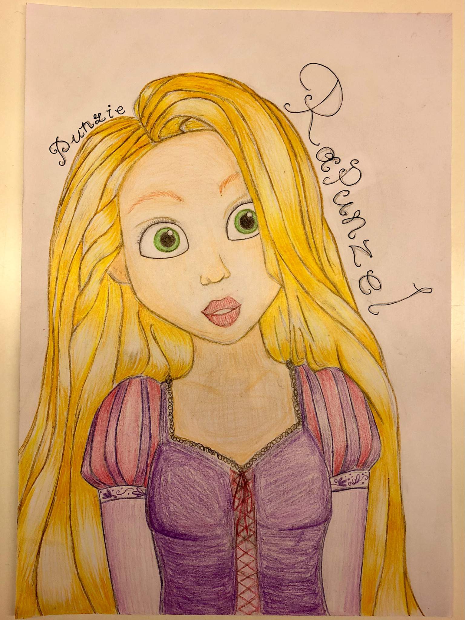 rapunzel drawing