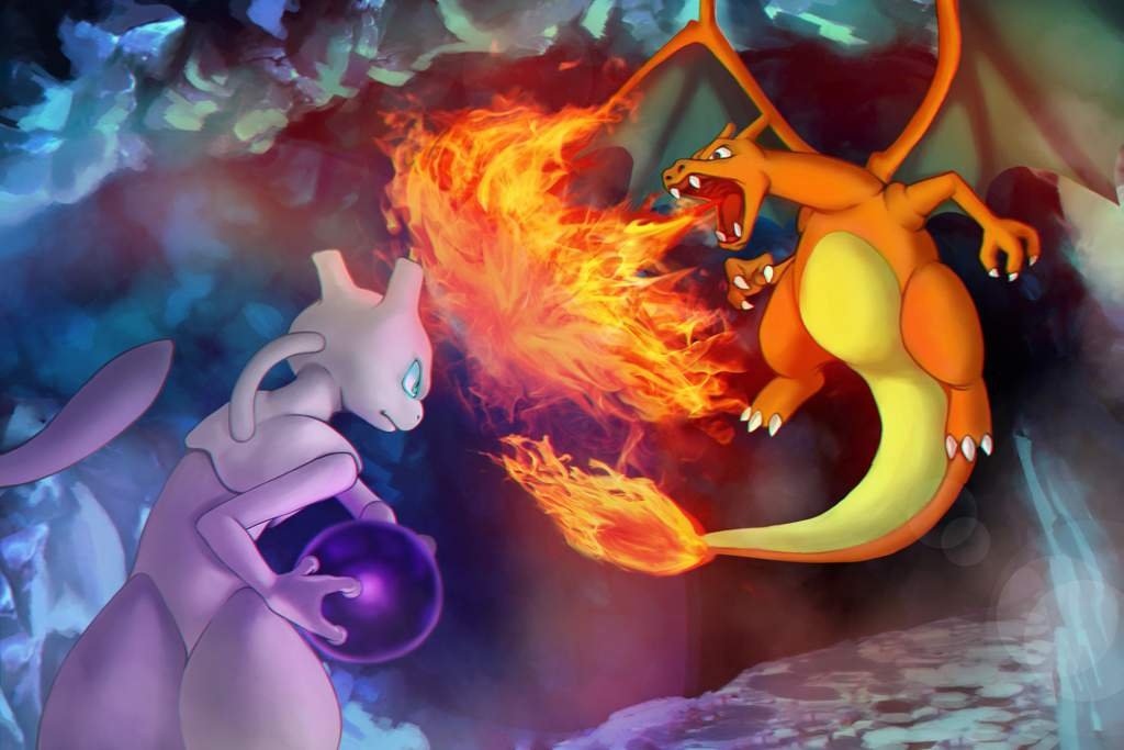 Charizard Vs Mewtwo Analysis Pok mon Amino