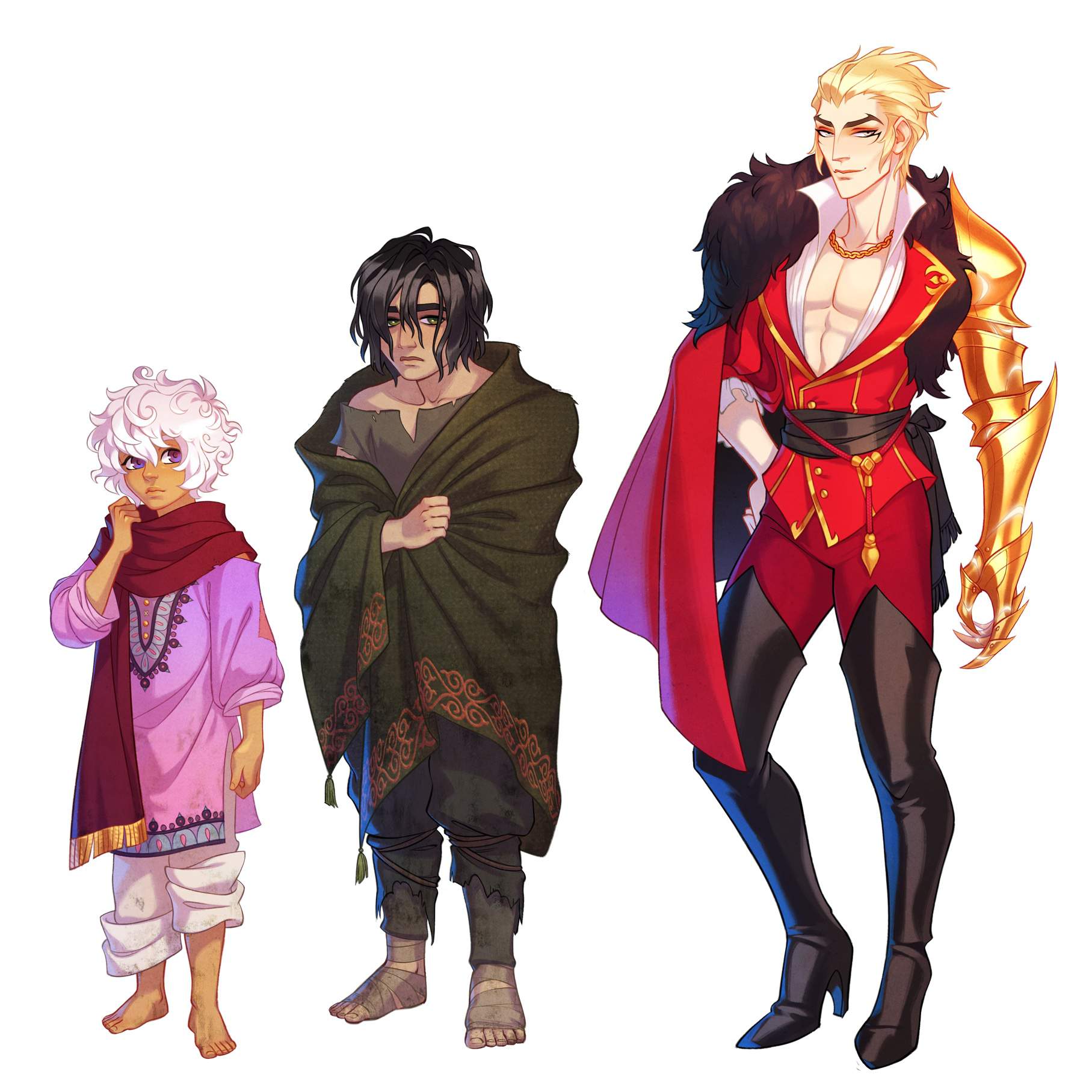 NEW TALE SPRITE SPOILERS/ height guesses + age headcanons ...