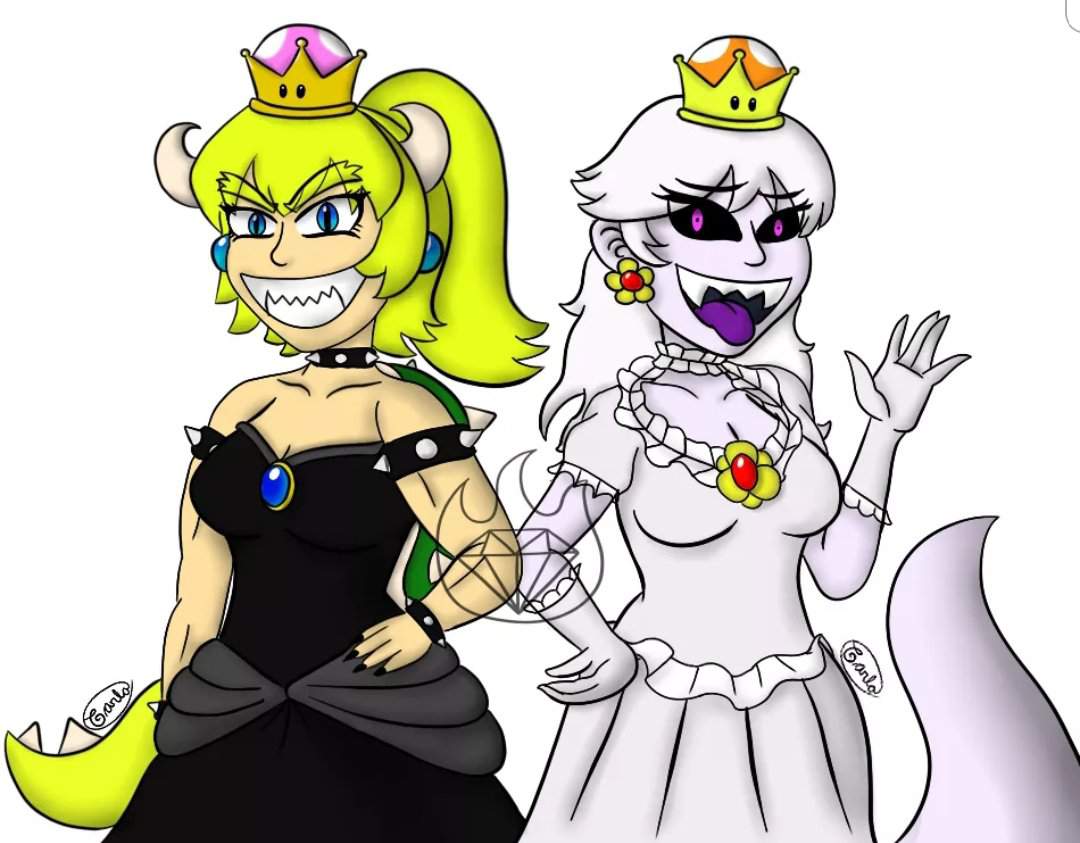 Bowsette And Booette Mario Amino