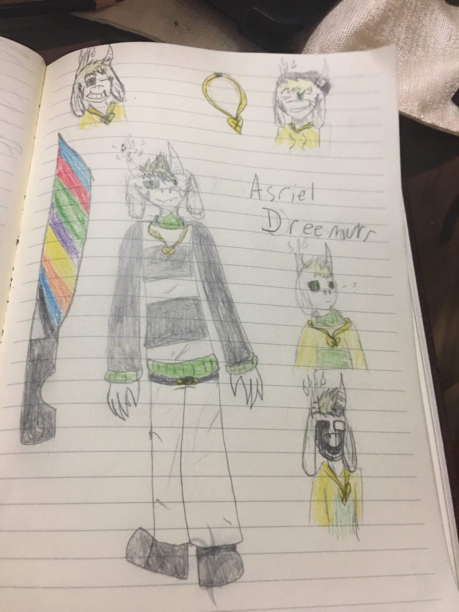 Asriel Dreemurr Ref. Sheet | Undertale AUs Amino