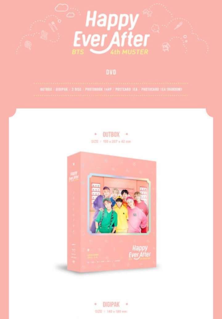 Happy Ever After (4th Muster) DVD and BluRay Info | BTS ARMY'S 