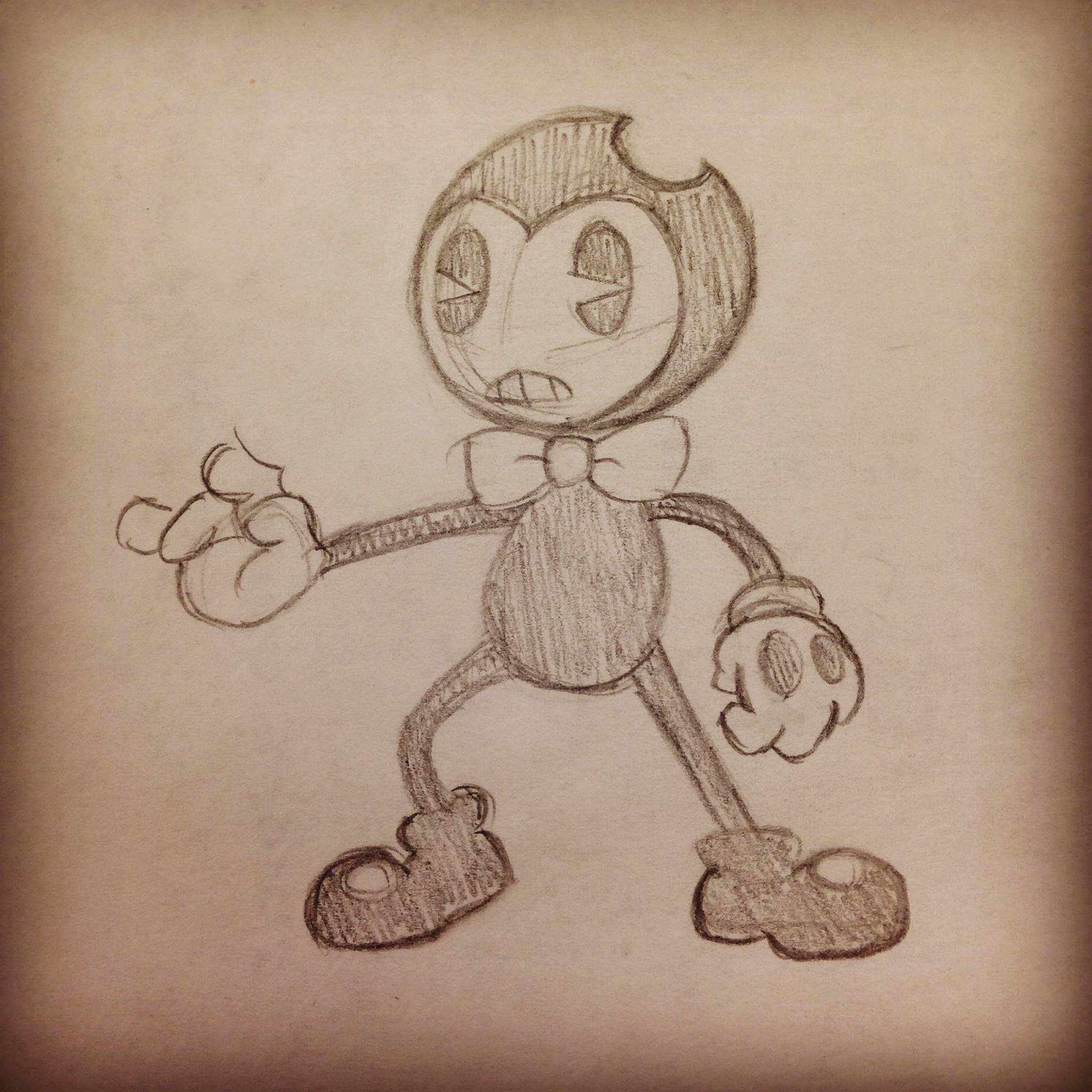 Bendy sketch Bendy and the Ink Machine Amino