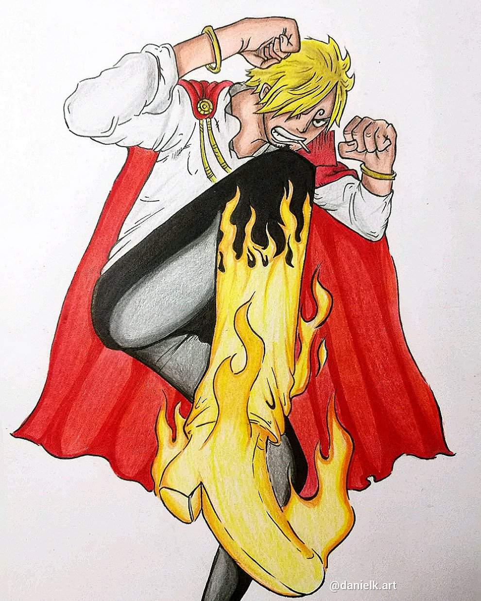 Sanji Diable Jambe - Fanart 🔥 | One Piece Amino