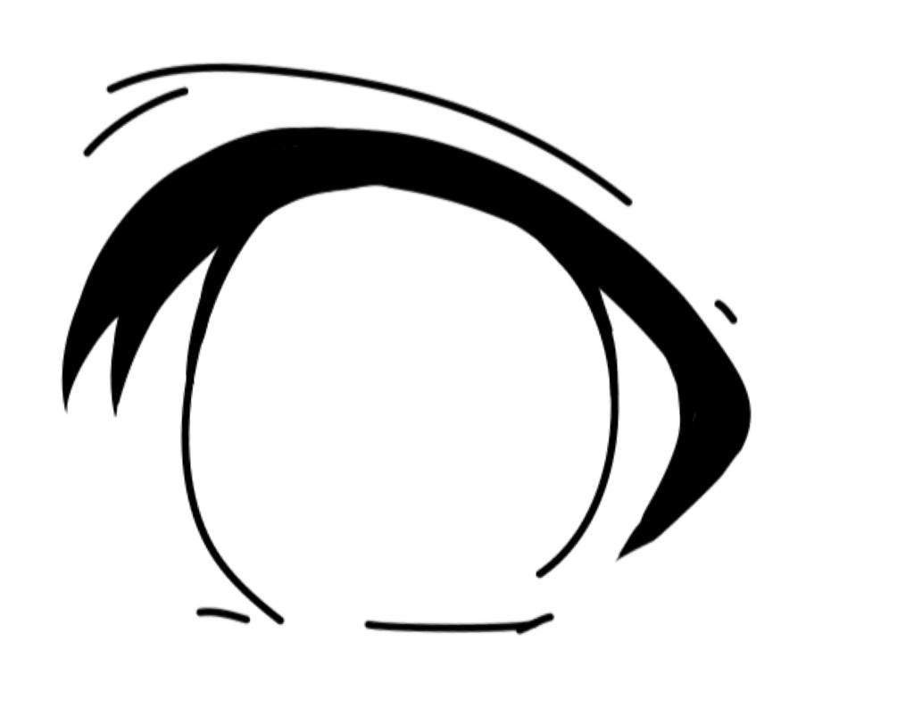 Раскраска глаза аниме