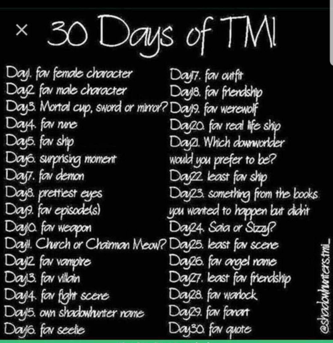 Days Of Tmi Day Fave Seelie Shadowhunters Amino