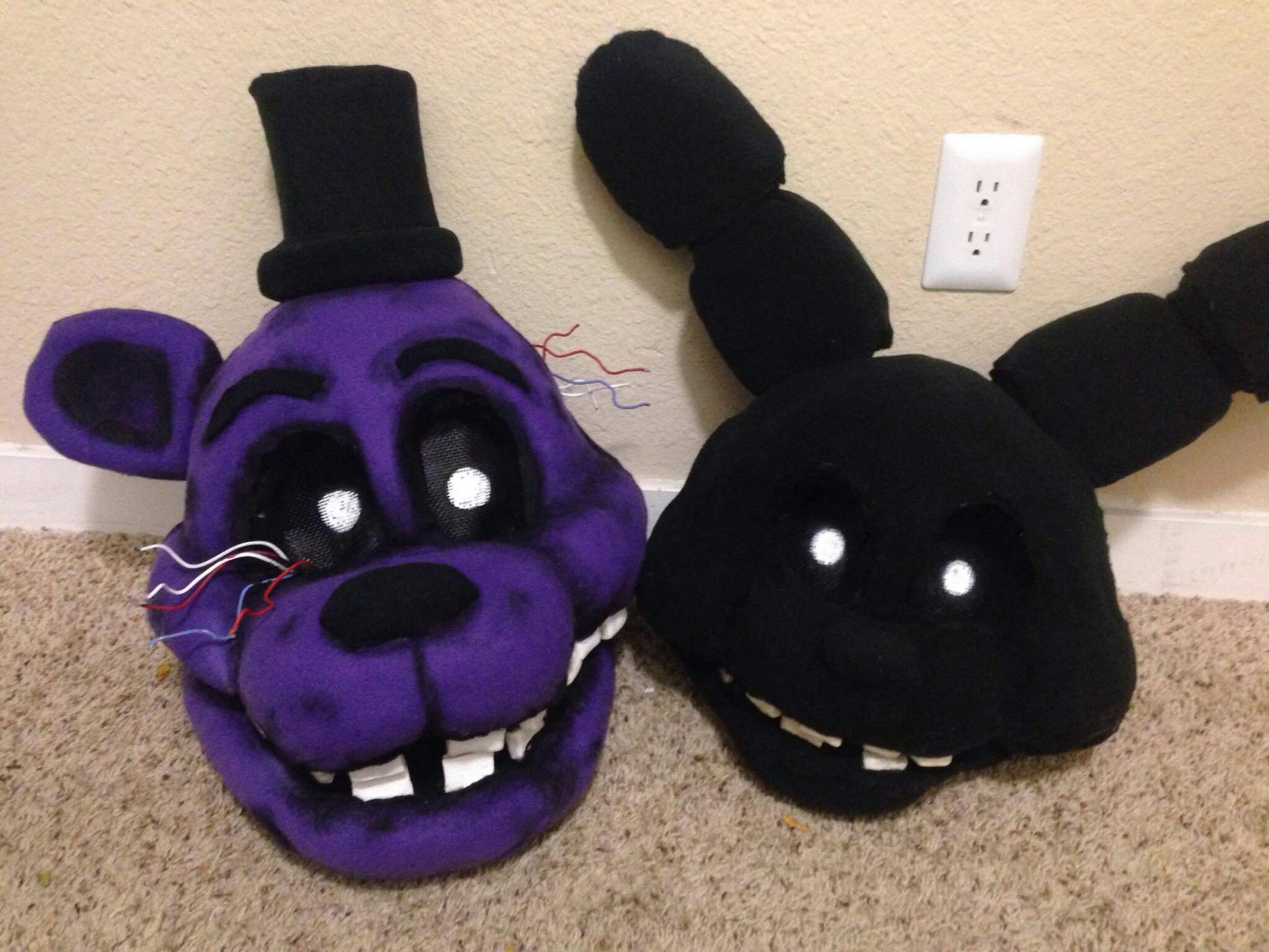 Shadow Bonnie And Shadow Freddy Cosplays Completed Five Nights