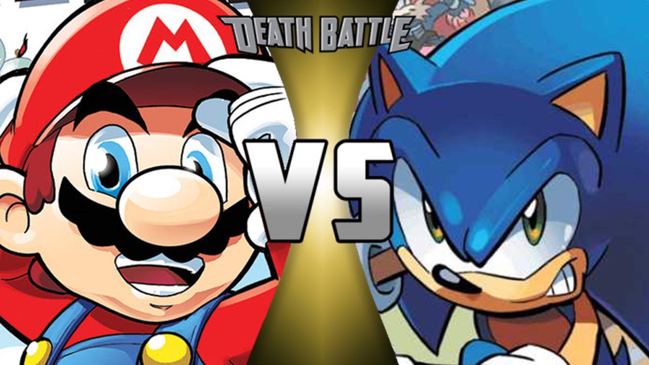 death battle sonic vs mario