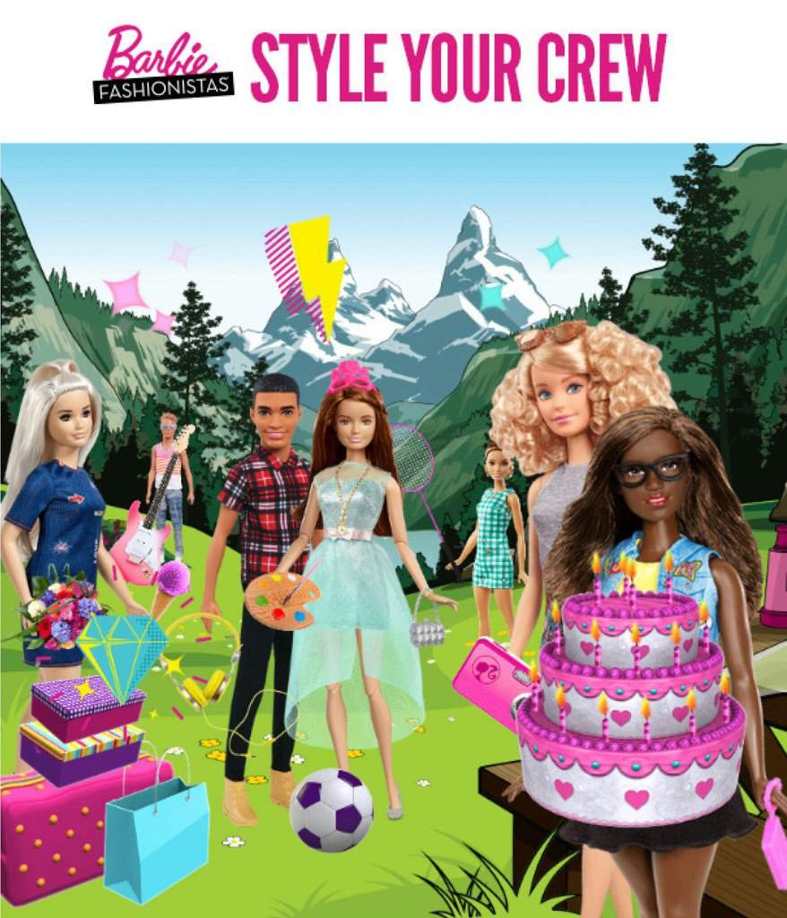 barbie fashionistas style your crew