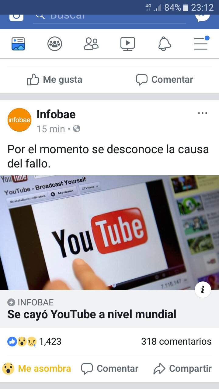 No Se Si Sean Enterado Pero Me Acabo De Enterar Que Se Cayo Youtube