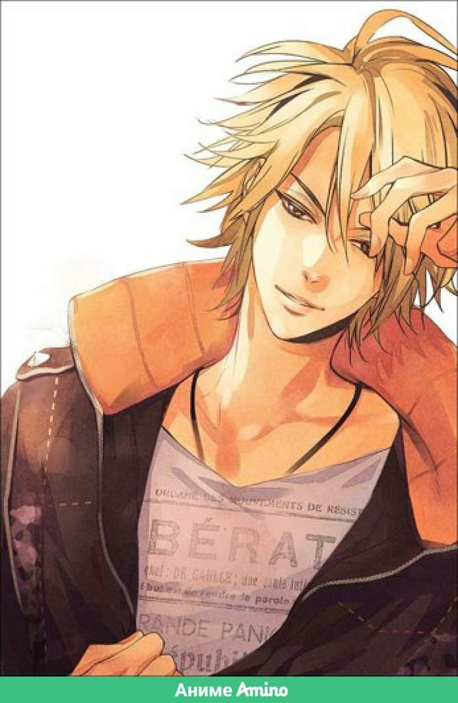 Blond anime guy
