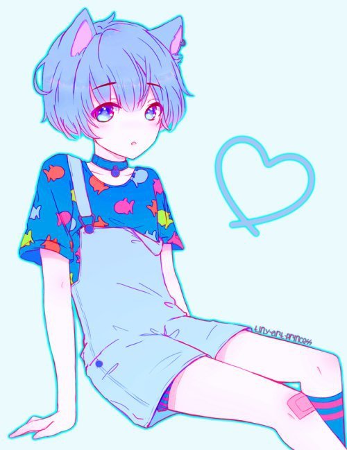 Cute anime boy clothes