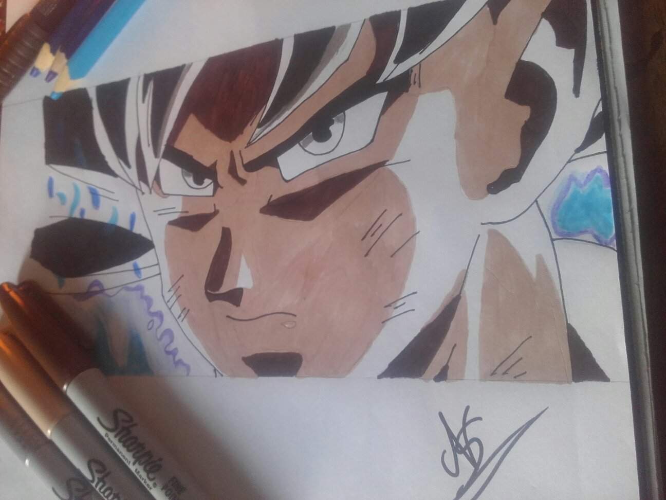 Goku Migate No Gokui Imperfecto Me A Encantado Hacer Este Dibujo