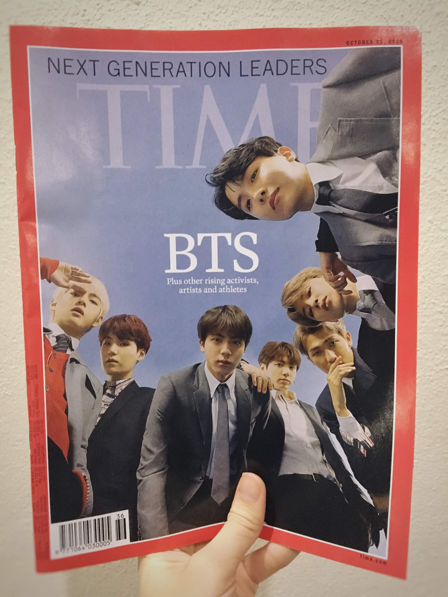 Bts Time Magazine Hard Copy Army S Amino