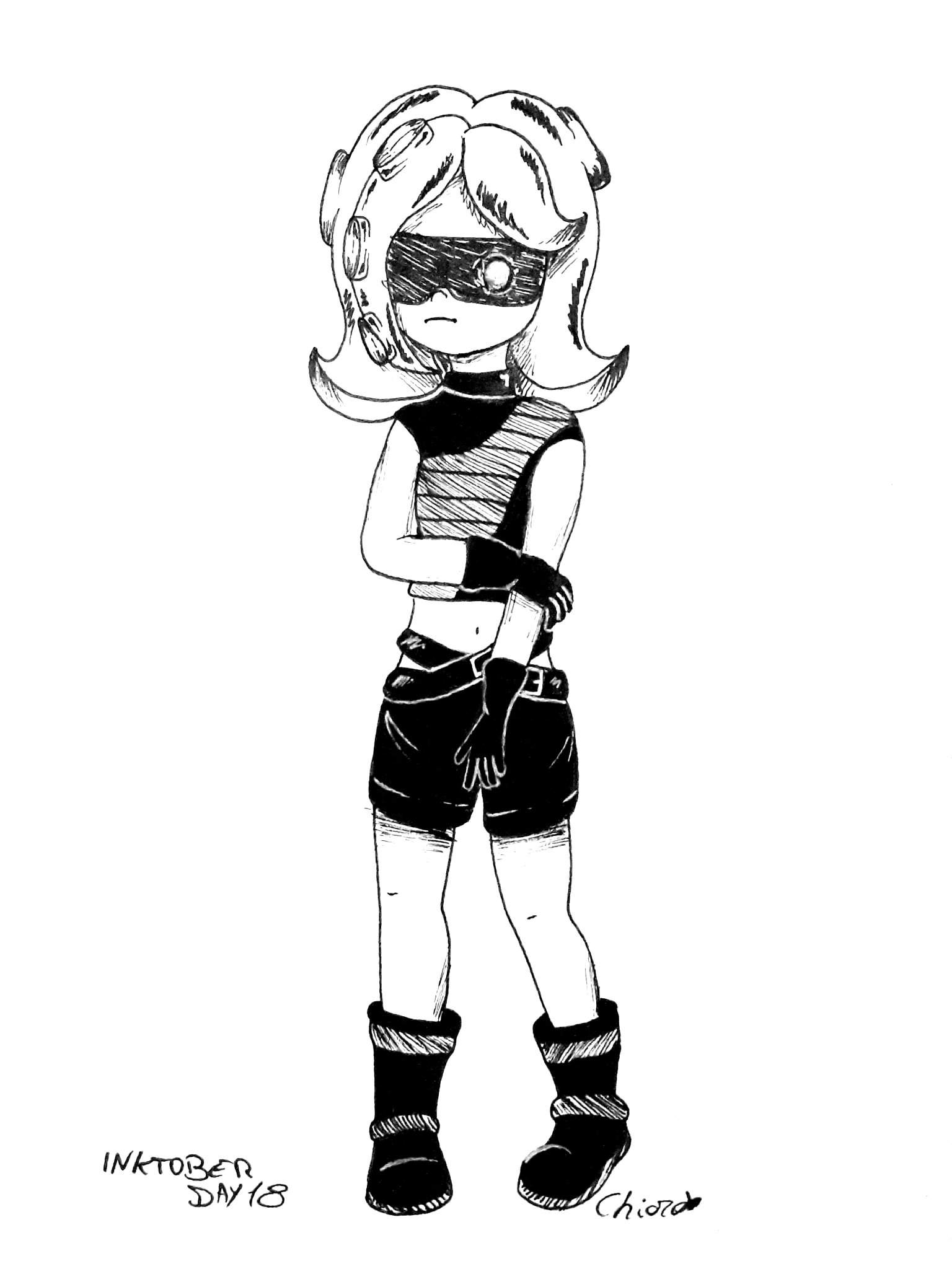 Neo Octoling Inktober Day Splatoon Amino