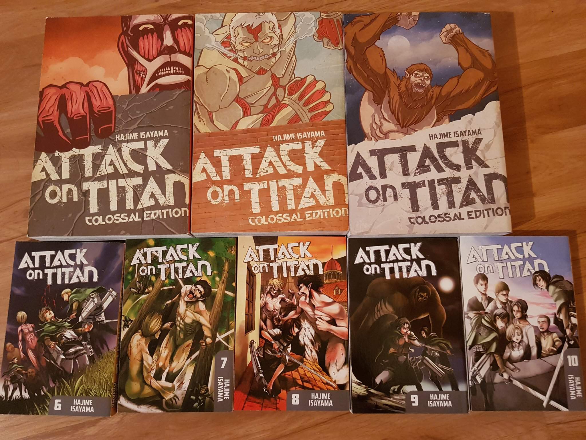 attack on titan manga box set