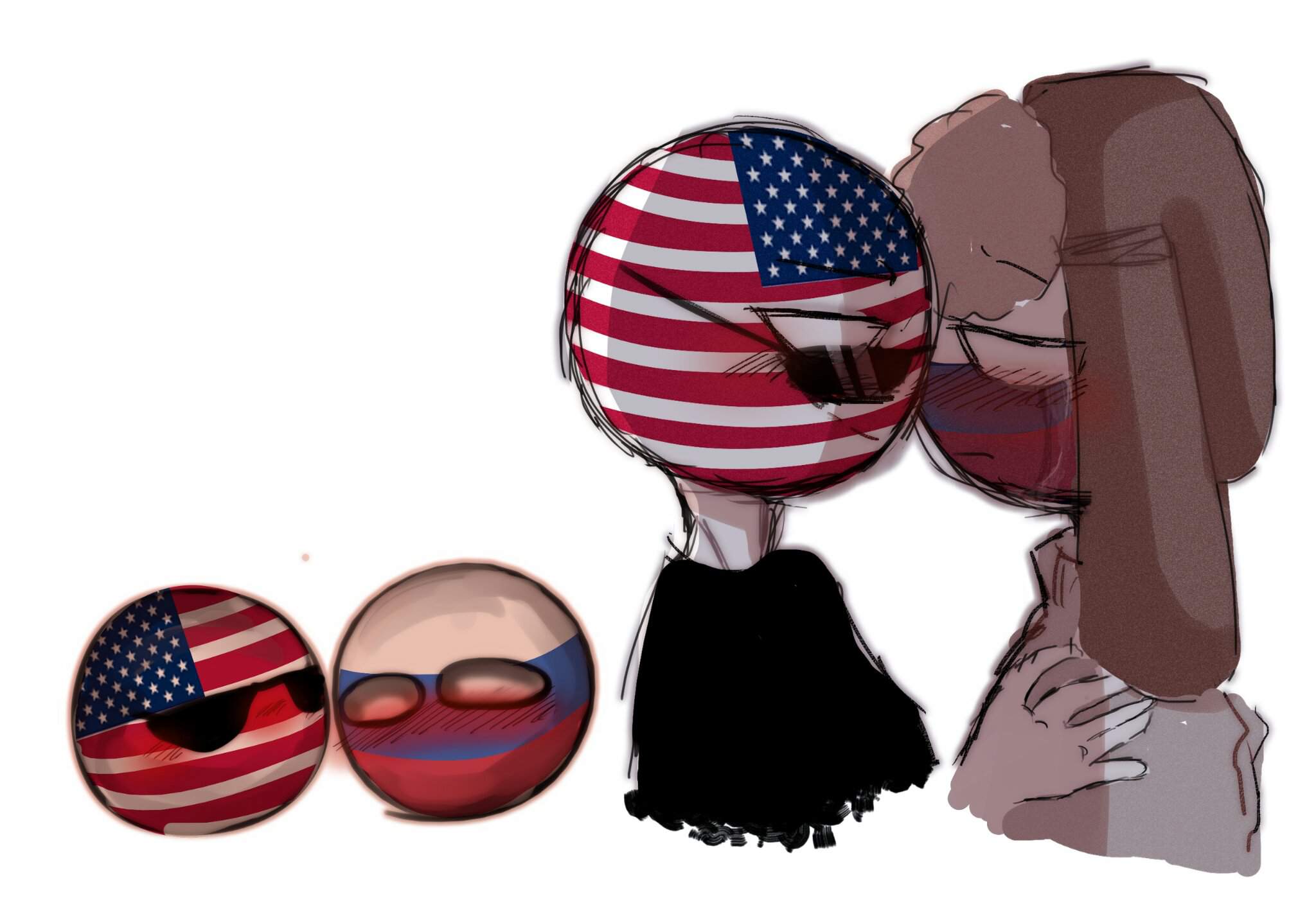 сша и россия countryhumans манга фото 69