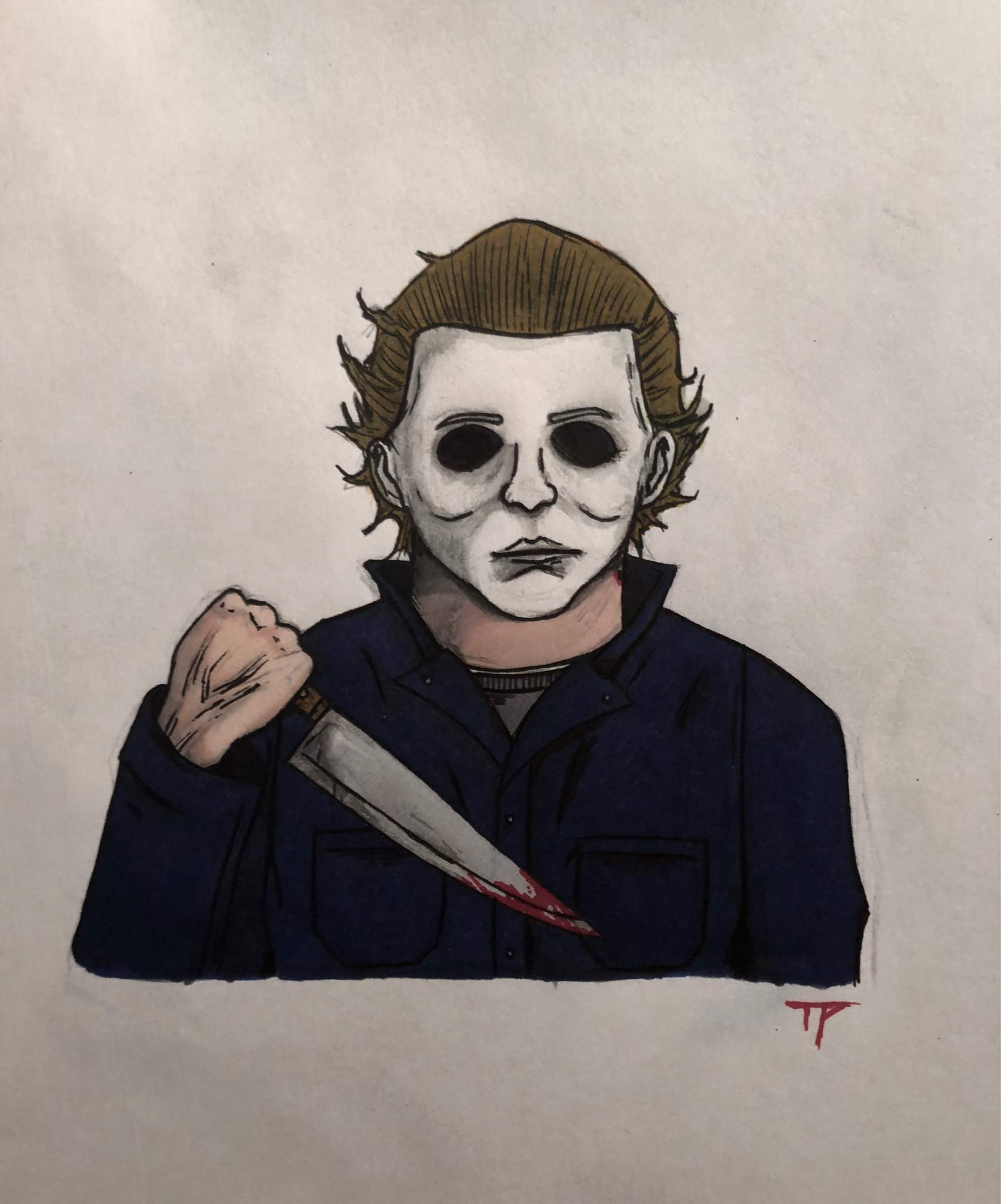 Quick Draw: Michael Myers | Horror Amino