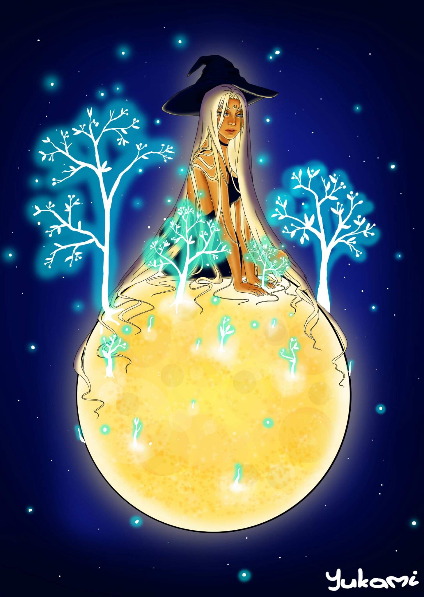 Ведьма Луна арт
