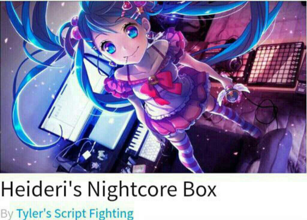 Heideri S Nightcore Box Game Review Roblox Amino