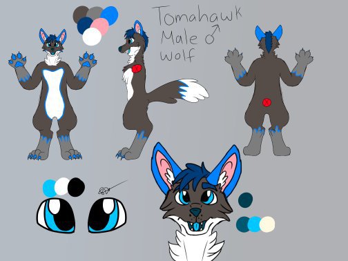 This is a ref sheet for my fursuit | Furry Amino