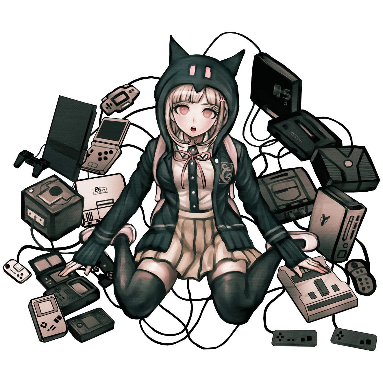 danganronpa chiaki bunny