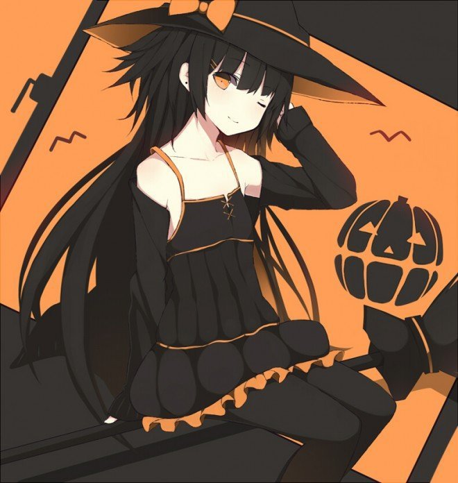 Anime halloween girl tumblr