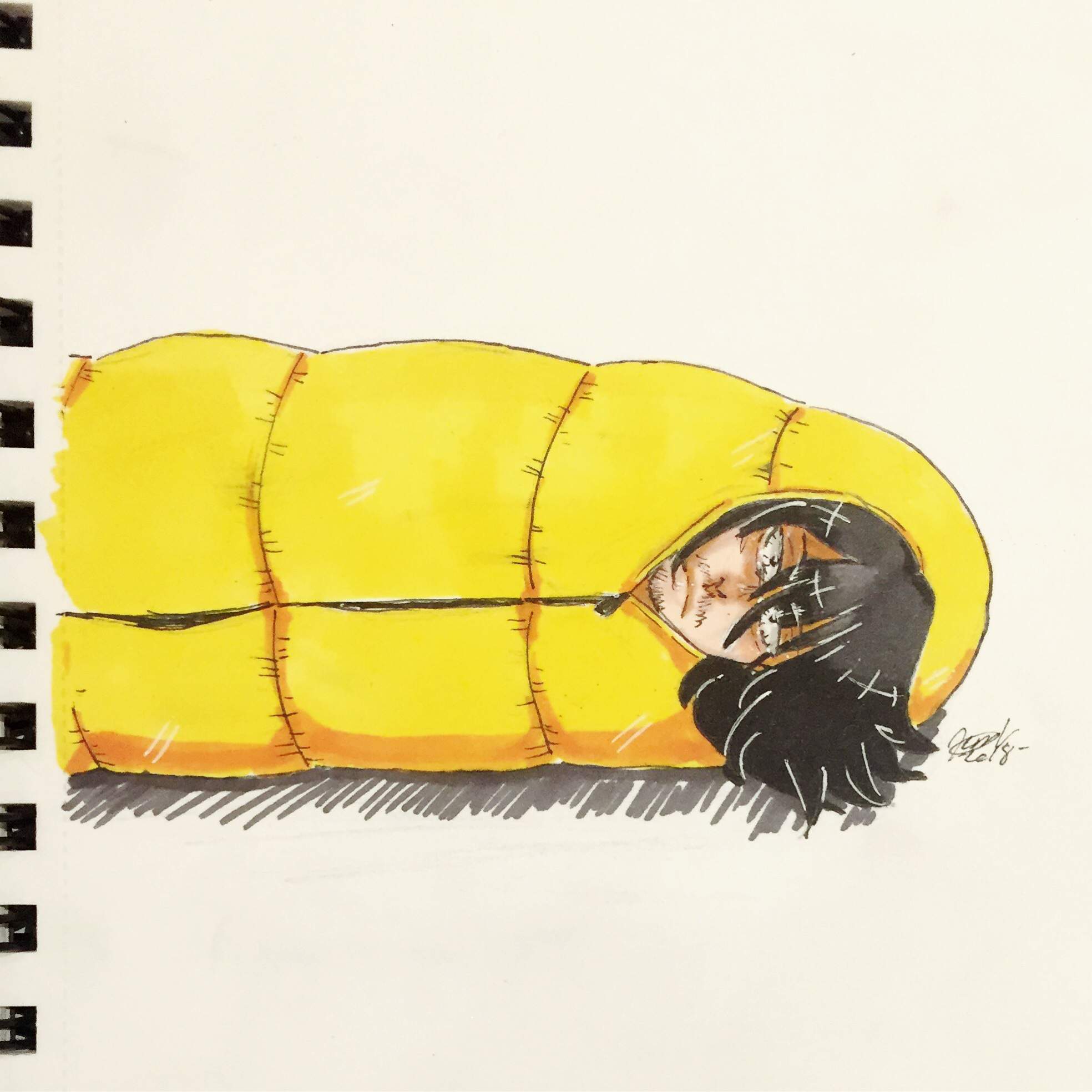 mr aizawa sleeping bag plush