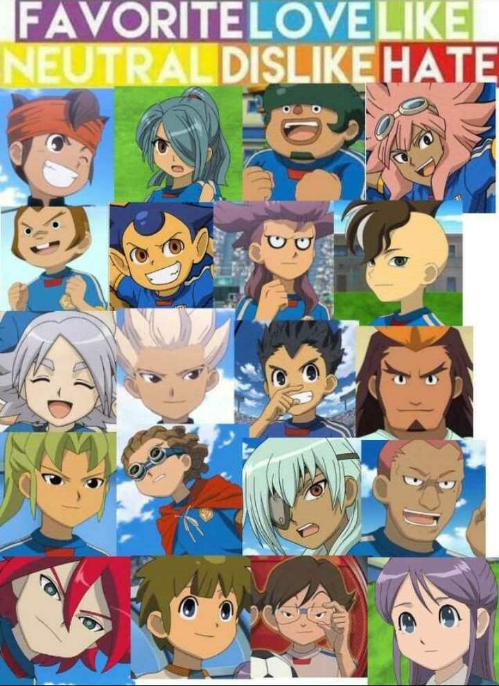 Opinion Charts Inazuma Eleven Amino Amino