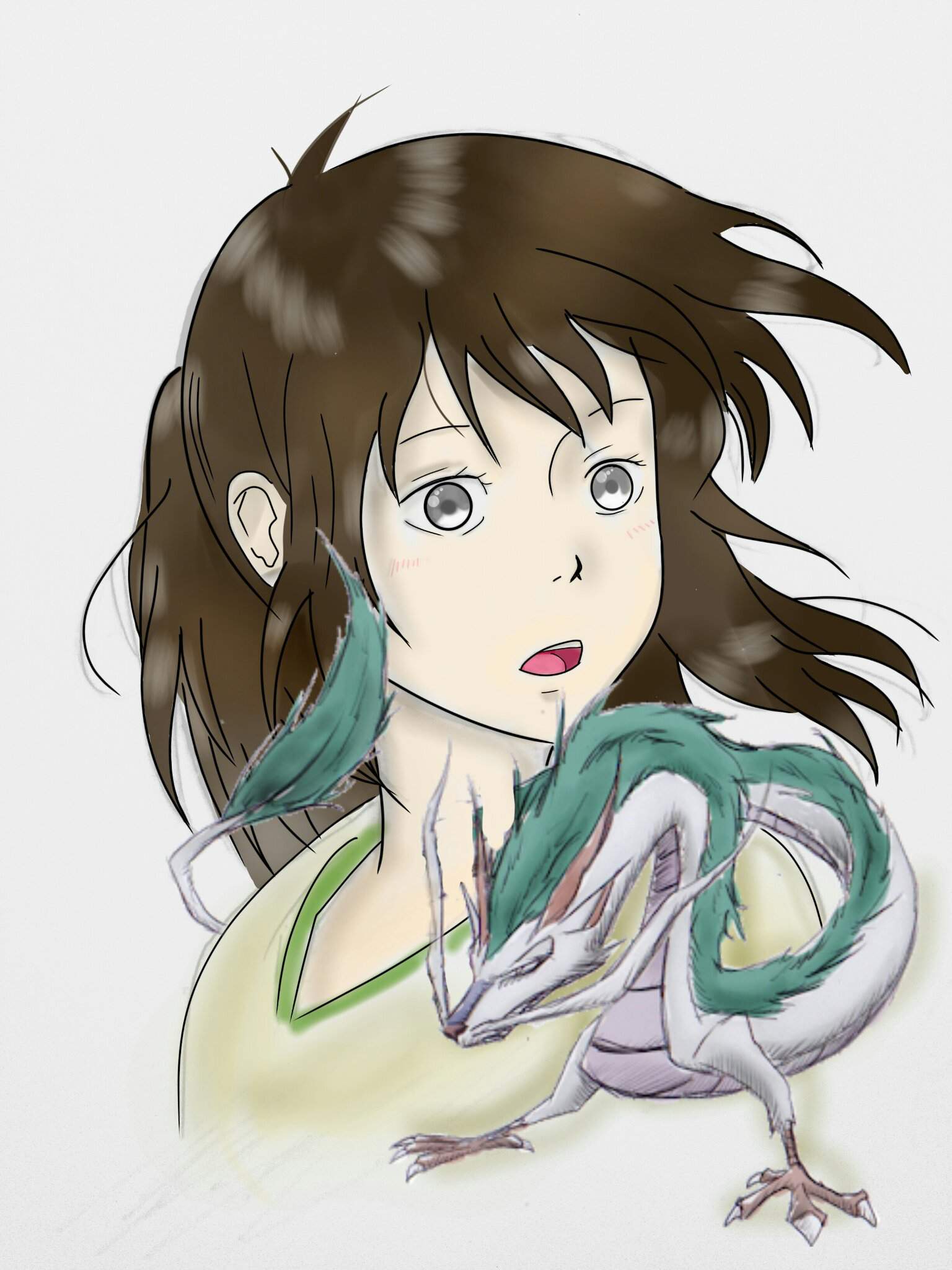 Spirited Away Chihiro Ogino Redraw Fanart Anime City Amino