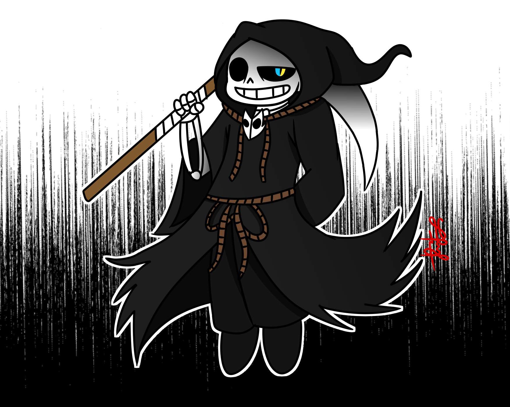 мээ* *ђэ ∂ э ล*ђ ReaperTale Sans Happy Halloween Undertale AUs Amino.