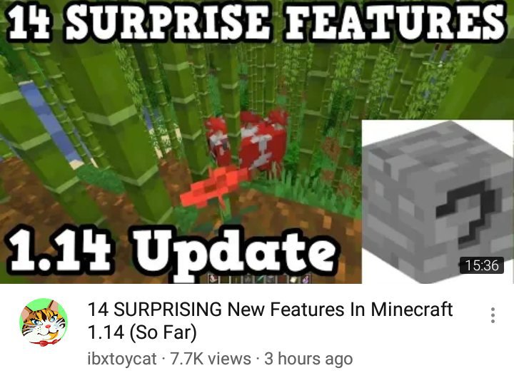 Surprising New Features Introduced In Minecraft Java 1 14 Minecraft Amino