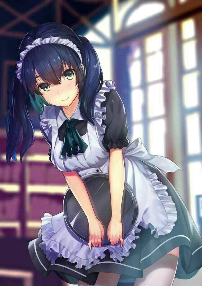 Shared black maid cute