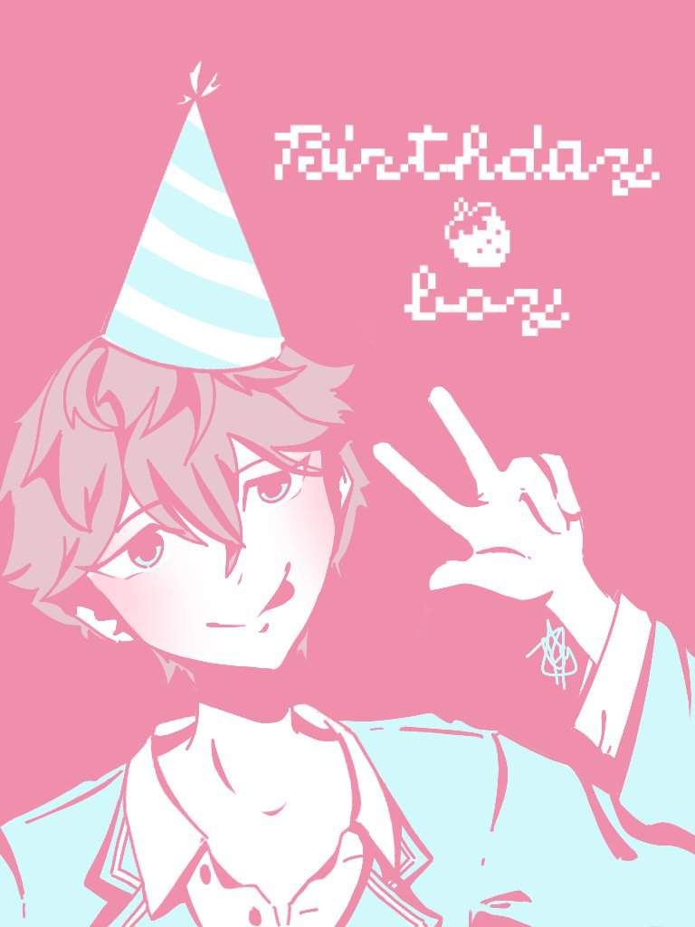 happy birthday anime boy