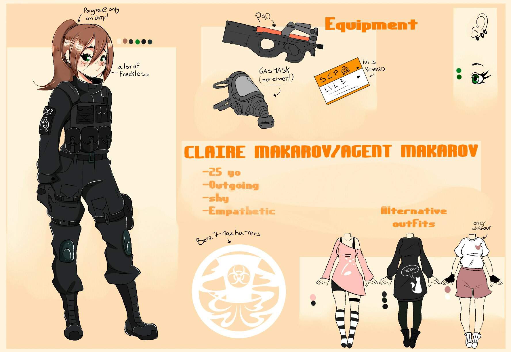 Agent Makarov ( new reference ) SCP Foundation Amino.