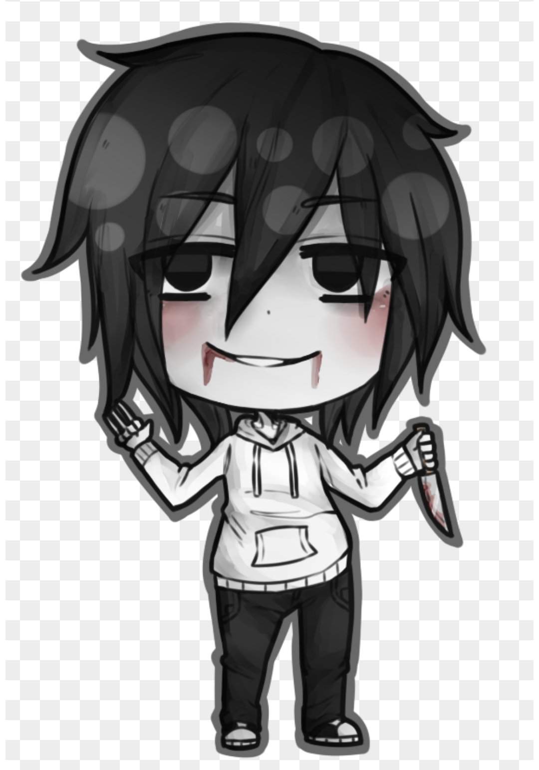 Does jeff the killer look like a uncooked pancake?! 
