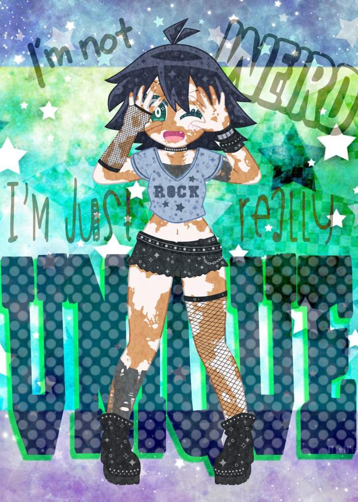 Vitiligo girl •Anime• Amino
